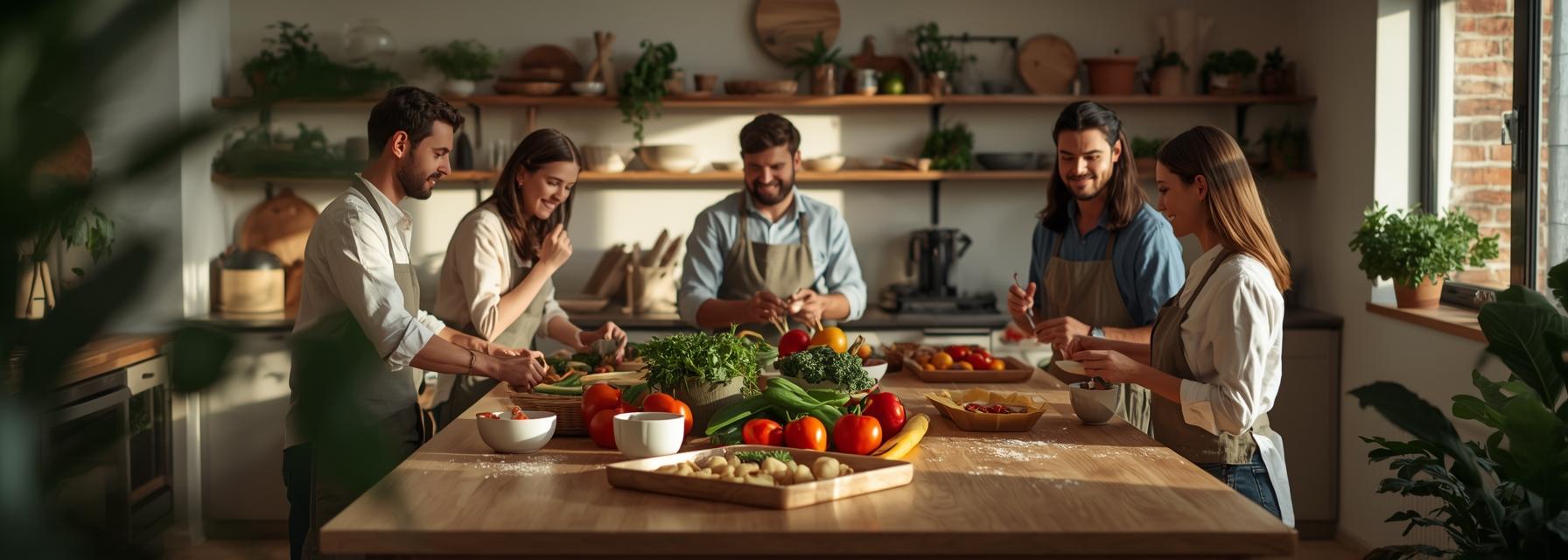 Scenariusze randek kulinarnych, gry i organizacja przestrzeni